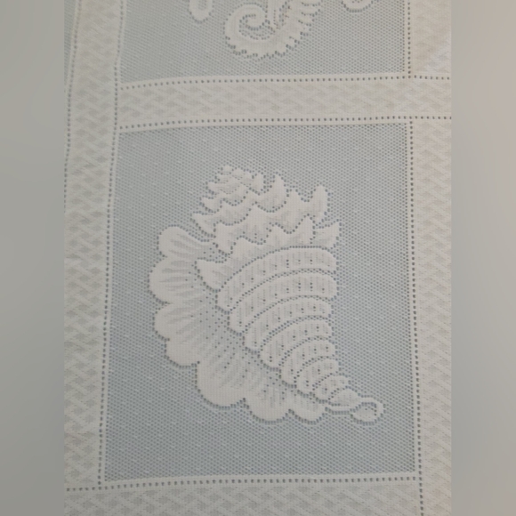 Lace Shower Curtain With Ocean Theme - Picture 6 of 9